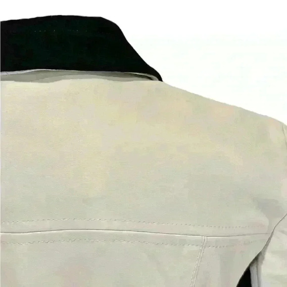 (Sold) INC International Concepts white leather jacket size medium - Picture 14 of 16